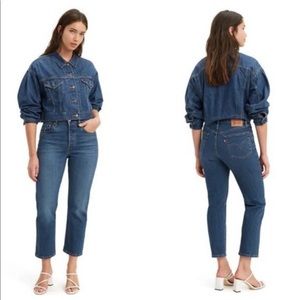 🆕 Levi's 501 Crop Stretch Jeans Charleston High